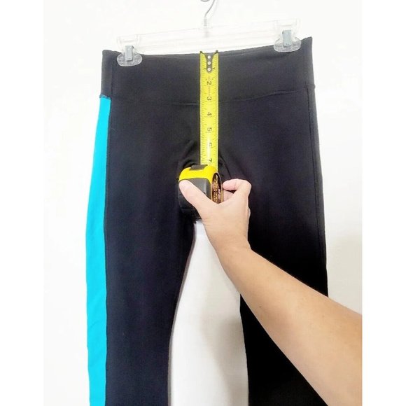 Lululemon Amped Cropped Colorblock Leggings Womens Size 6 Multicolored Fitness - Picture 7 of 9